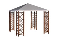 Sobex Altana Grillowa - 288 x 288 cm, 210 cm, brąz