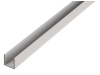 GAH Alberts Profil aluminiowy typu U 10 mm x 10 mm x 1000 mm