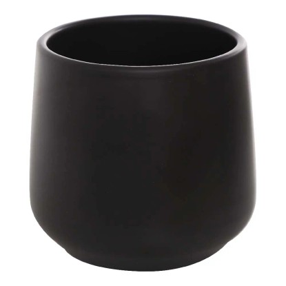 Osłonka Saturn czarny mat - śr. 14,5 cm