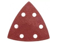 Dedra Papier ścierny trójkątny 80x80x80 gr. 80 - 5 szt.