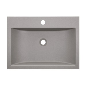Kuchinox Umywalka Albano PR granitowa 1K szara 60x44x12,2