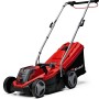 Akumulatorowa kosiarka Einhell Power X-Change GE-CM 18/33 Li z koszem, czerwono-czarna. Zaw. akumulator.