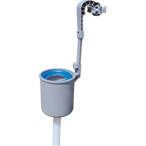 Bestway Skimmer do systemów filtracyjnych, wiszący skimmer do basenu z regulowanym uchwytem.