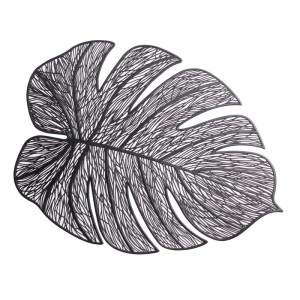 Splendid Podkładka dekoracyjna DELI 46 x 33 cm czarna