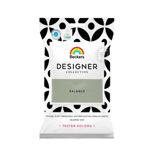 Próbka koloru 'Balance' Beckers Designer Collection. Tester farby do ścian.