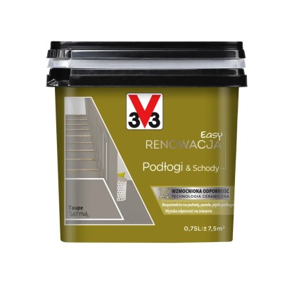 V33 Farba Easy Renowacja Podlogi i Schody taupe 750 ml