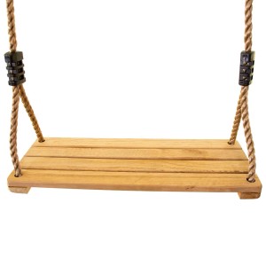 4IQ Drewniane siedzisko z regulowaną liną 1,5 x 38 x 14 cm