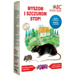 t.b.t. Trucizna na myszy i szczury, pasta w saszetkach.