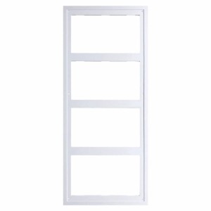 Biała rama do systemu fotowoltaicznego, t.b.t.