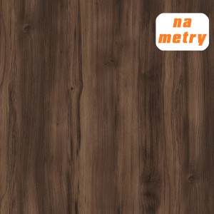 Dekoracyjny panel drewnopochodny w ciemnym wyglądzie drewna do konstrukcji mebli i aranżacji wnętrz.