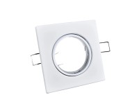 Polux Oczko ruchome OPIN kwadratowe białe MR16