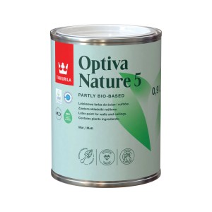 Farba do wnętrz Tikkurila Optiva Nature 5, jasnozielona puszka, 0,9 l.