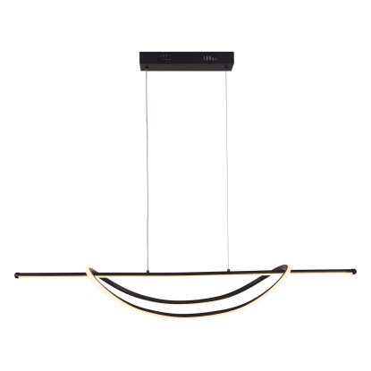 MiLAGRO Lampa wisząca LED AMBAR 38W 4000K 1600lm czarna