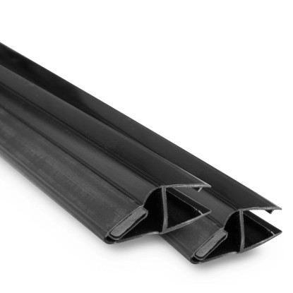 Uszczelka magnetyczna czarna do szyb 7-8 mm 200 cm 2 szt