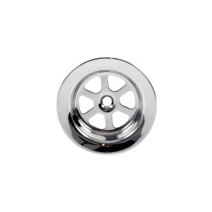 Błyszczący chromowany korek odpływu do syfonów umywalkowych