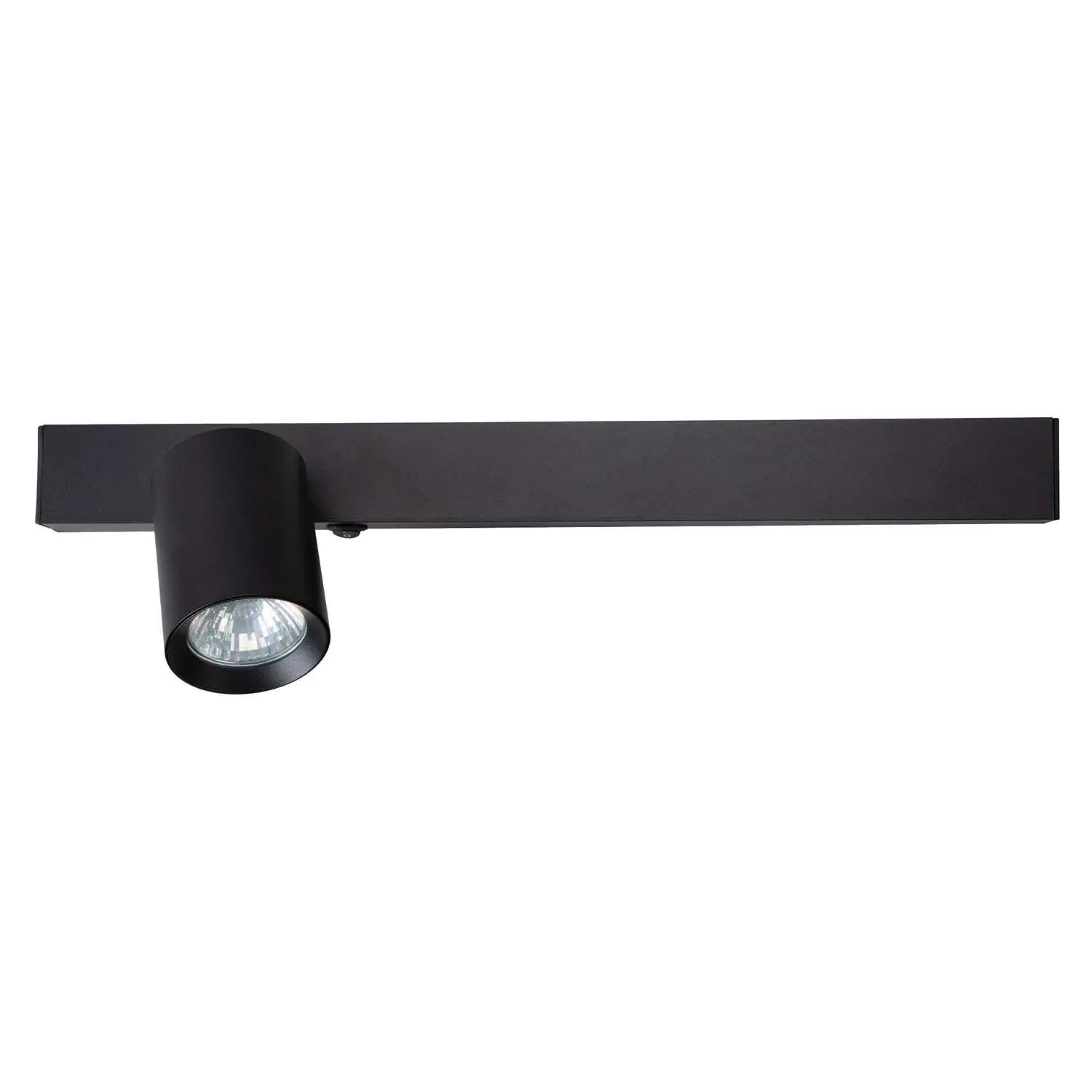 MiLAGRO Kinkiet MAGNET 5W 3000/4000K 550lm + 1xGU10 max.10W LED lewy czarny