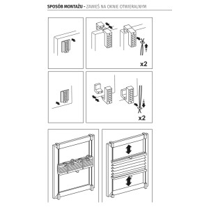 Instrukcja montażu rolety t.b.t.: Montaż na ramie okiennej, krok po kroku.