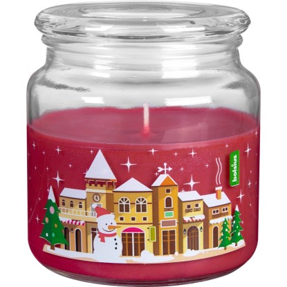 Świeca w szkle zapachowa czerwona
