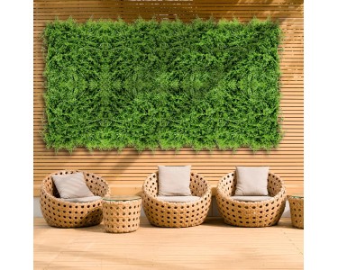 アイアン製 葉 オリーブ Panel Zielona ściana gardenia 100 x 100 cm kupuj w OBI