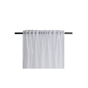 Biała, przejrzysta zasłona z kategorii Zasłony i firany.