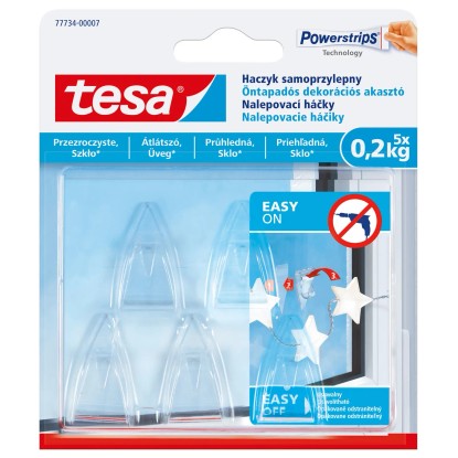 Tesa Haczyk dekoracyjny, 5 szt. do 0,2kg