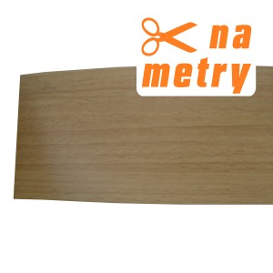 Plastikowa osłona Gardinia w kolorze buku (7 cm) do karniszy sufitowych, do dekoracyjnego wykończenia.