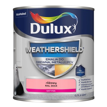 Dulux Emalia Weathershield różowy 3015 - 0,7L