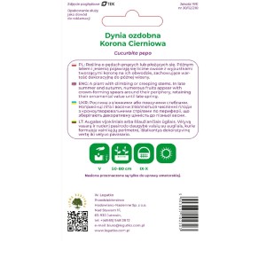 Legutko Dynia ozdobna Korona Cierniowa 1g