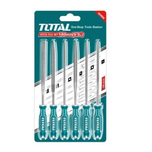 TOTAL Tools Zestaw pilników mini - 6 szt.