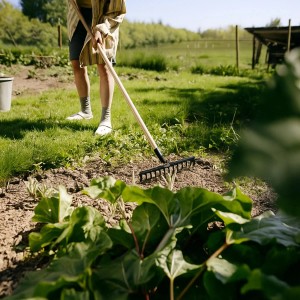 Fiskars Grabie uniwersalne Classic drewniany trzonek