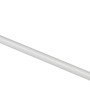 Biały drążek do szafy Hettich, okrągły, Ø 20 mm, długość 600 mm, stalowy.