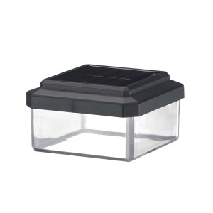 Goldlux Lampa solarna LED ELVO na słupek ogrodowy 4000K IP44 czarna
