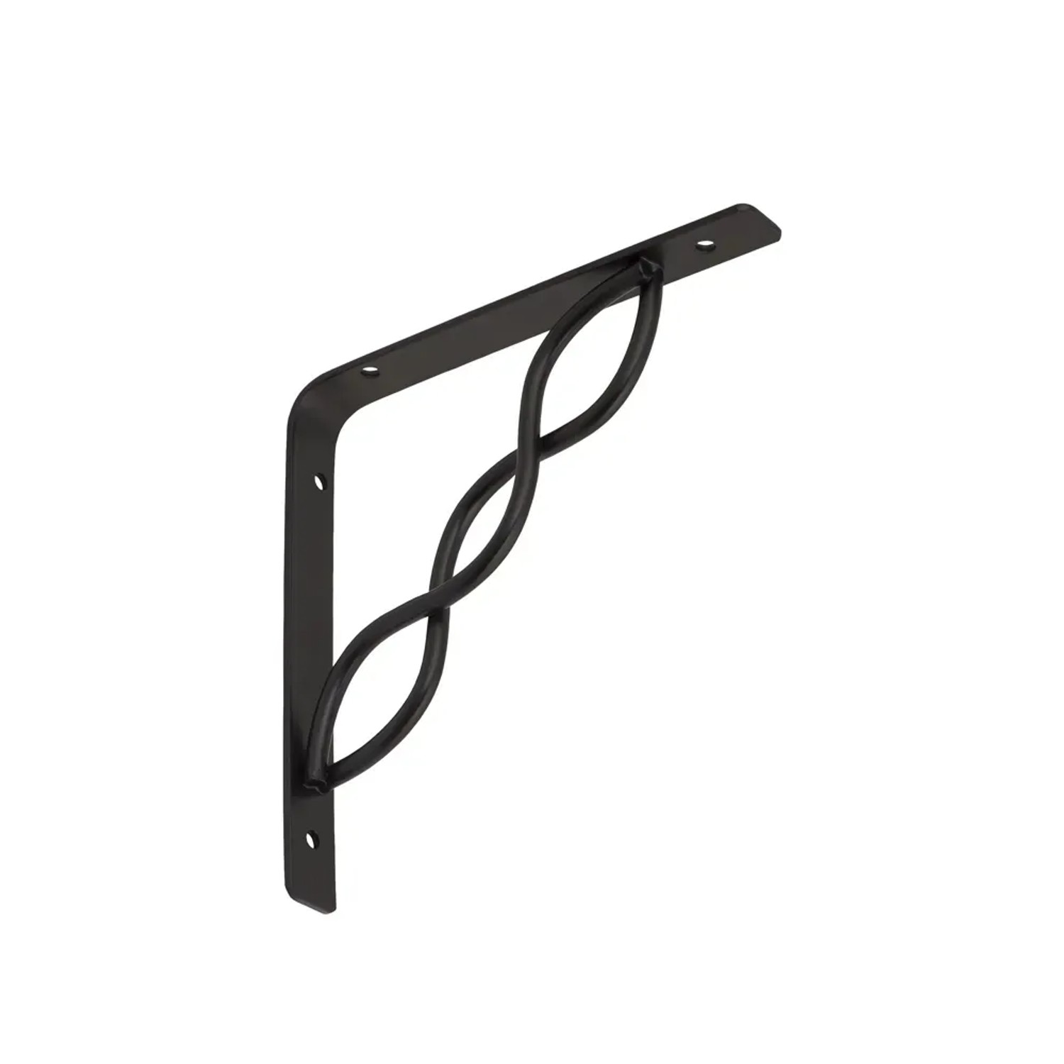 Domax Konsola z prętem przeplatana 150 mm x 150 mm czarna