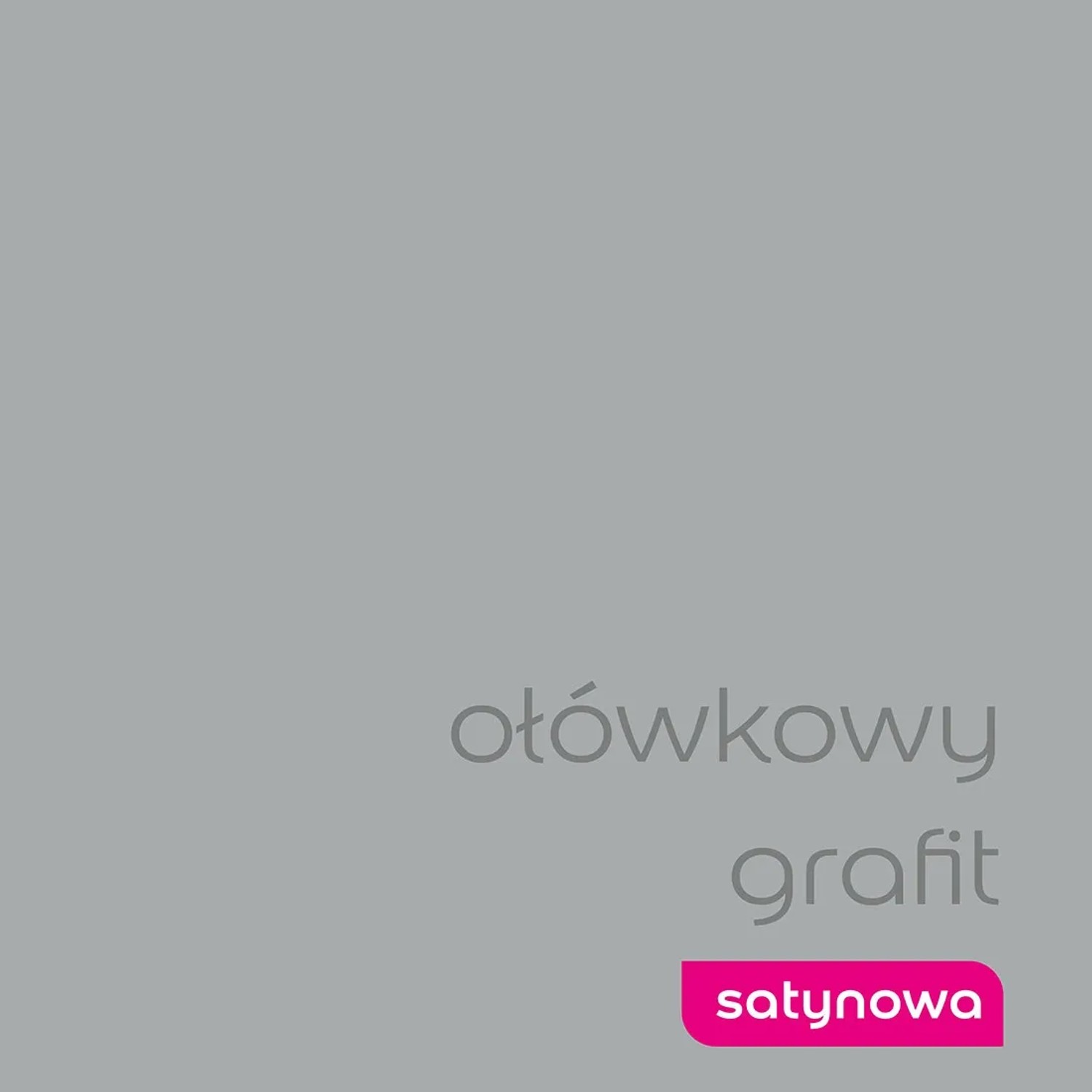 Próbka koloru t.b.t. w kolorze ołówkowym grafitu, satynowa farba do łazienki.