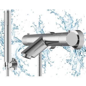 Granitan Bateria wannowa z termostatem Glami chrom