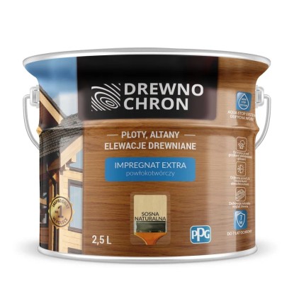 "Drewnochron Impregnat Extra powłokotwórczy sosna naturalna - 2,5L></div>