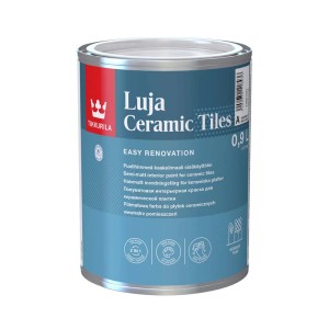 Tikkurila Luja Ceramic Tiles A, farba do wnętrz do płytek ceramicznych, puszka 0,9 l.