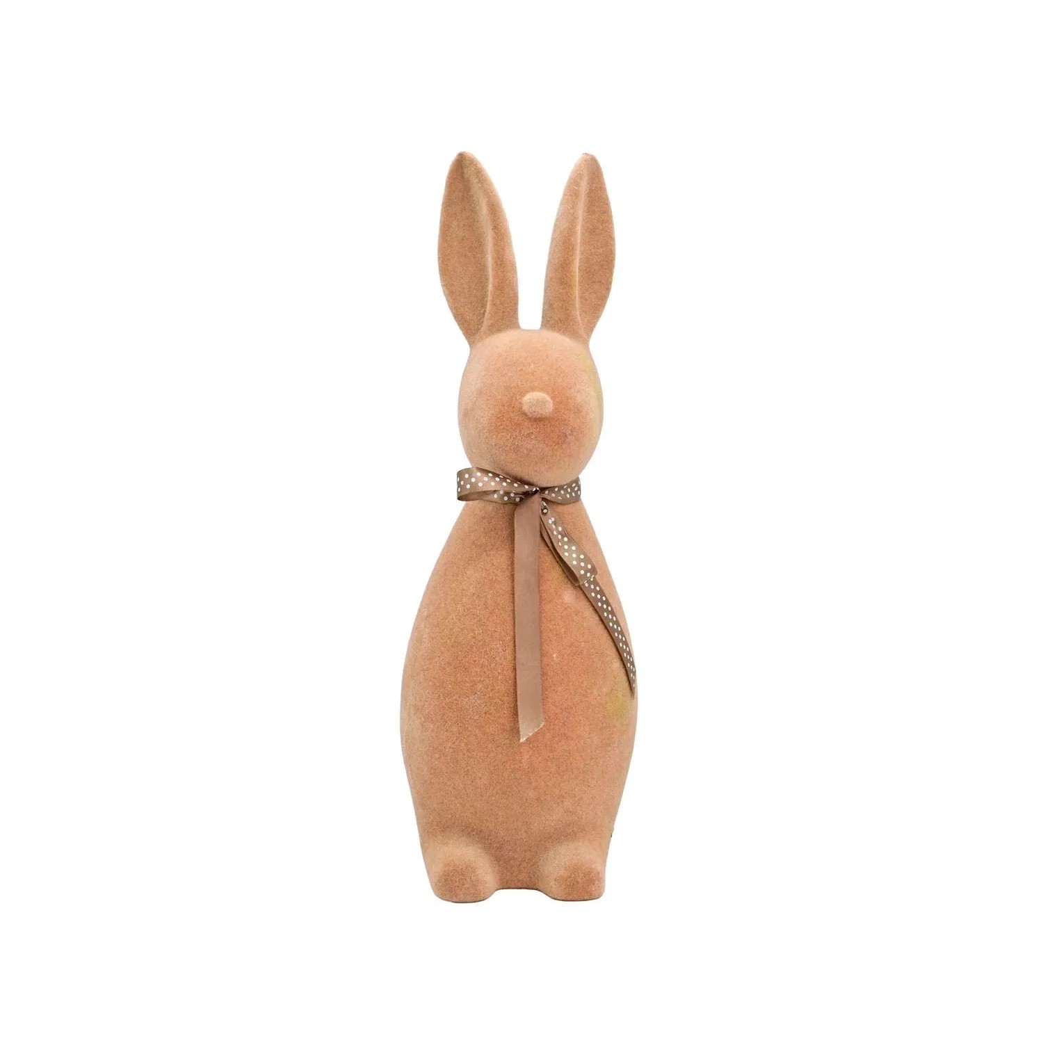 Królik flokowany pomarańczowy - wys. 31 cm