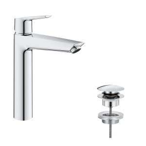 Bateria umywalkowa Grohe QuickFix Start XL z korkiem automatycznym, chrom.