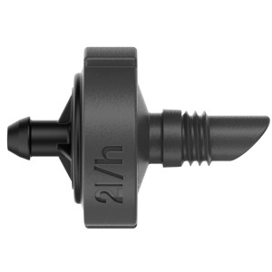 Gardena Kroplownik końcowy, 2 l/h, regulujący ciśnienie, do systemów Micro-Drip, zestaw 10 sztuk, zbliżenie.