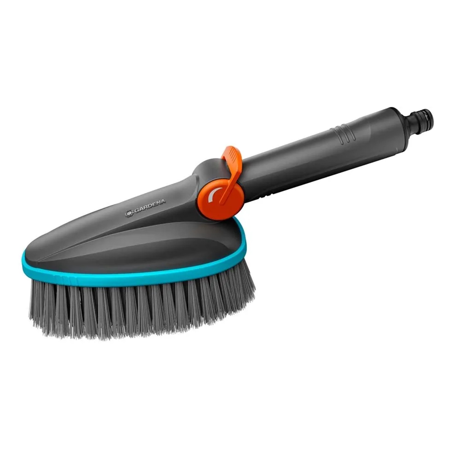 Gardena Cleansystem Szczotka ręczna Soft M z przyłączem węża, antracyt.