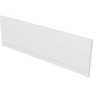Biały panel do wanny prostokątnej.