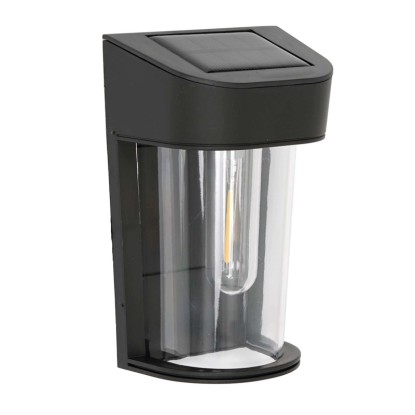 Eko-Light Kinkiet solarny ENO 0,1W 3000K 20lm IP44 czarny