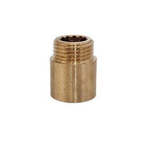 Fluvius Przedłużka GW/GZ mosiądz 1/2" x 20mm