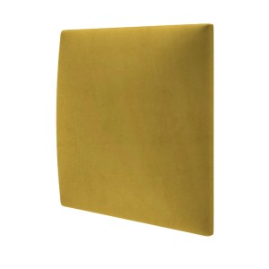 Żółty panel ścienny t.b.t., zbliżenie.