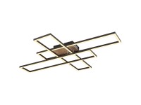 Globo Plafon LED DAKARI 40W 3000K 1650lm kolor drewna