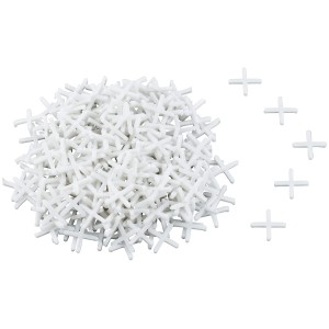 LUX Krzyżyki dystansowe do płytek, 2,5 mm, 250 sztuk, do równych spoin.