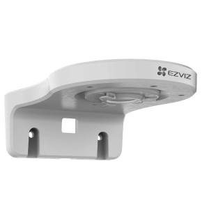 Biały uchwyt ścienny do kamery bezpieczeństwa EZVIZ, do bezpiecznego montażu.