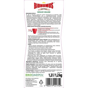 Biohumus Extra rośliny zielone 1,2 l