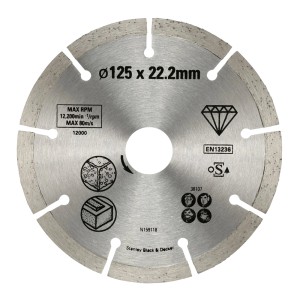Tarcza tnąca t.b.t., średnica 125 mm, akcesoria do szlifierek kątowych.